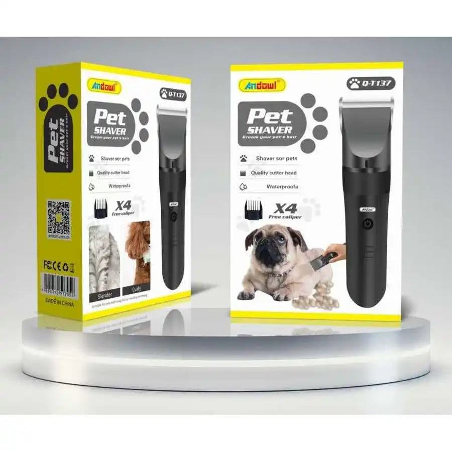 Tondeuse de Toilettage Étanche & Rechargeable pour Chiens et Chats