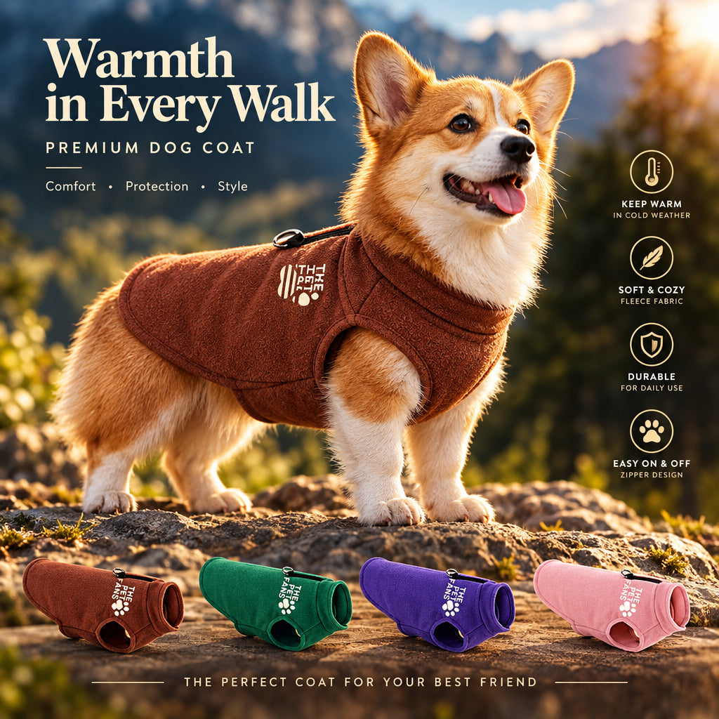 Manteau Polaire pour Chien | Veste Chaude Automne-Hiver